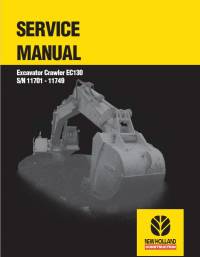repair manual New Holland Excavator Crawler EC130 Service Manual PDF