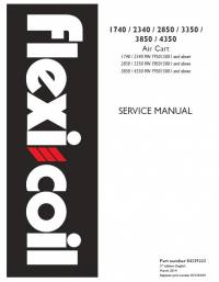 repair manual New Holland Flexi-Coil Air Cart 1740, 2340, 2850, 3350, 3850, 4350 Service Manual PDF