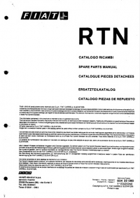 spare parts catalog OM Pimespo FIAT RTN Spare Parts Manual PDF
