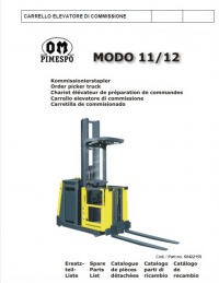 spare parts catalog OM Pimespo MODO 11/12 Order picking truck Spare Parts Manual PDF