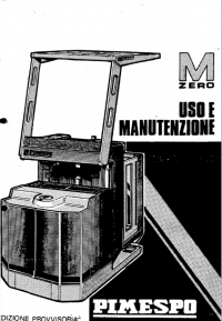 spare parts catalog OM Pimespo M ZERO Use and Maintenance and Spare Parts Manual PDF