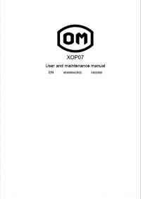 repair manual OM Pimespo Truck XOP 07 Use and Maintenance Manual PDF