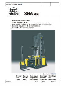 spare parts catalog OM Pimespo Order Picker Truck XNA ac Spare Parts Manual PDF