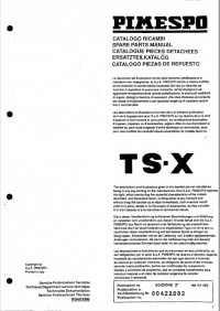 spare parts catalog OM Pimespo Truck TS-X Spare Parts Manual PDF