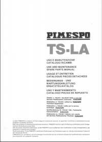 spare parts catalog OM Pimespo Truck TS-LA Use and Maintenance and Spare Parts Manual PDF