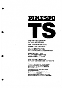 spare parts catalog OM Pimespo Truck TS Use and Maintenance and Spare Parts Manual PDF