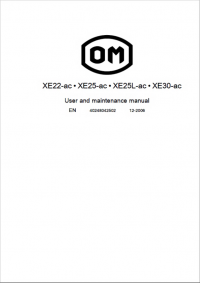 repair manual OM Pimespo XE22-ac • XE25-ac • XE25L-ac • XE30-ac Truck Use and Maintenance Manual PDF