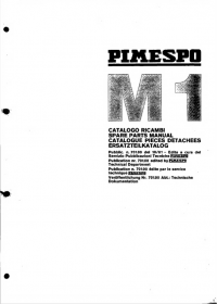 spare parts catalog OM Pimespo Truck M1 Spare Parts Manual PDF