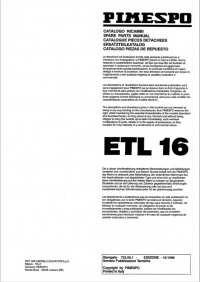 spare parts catalog OM Pimespo Truck ETL16 Spare Parts Manual PDF