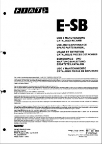 spare parts catalog OM Pimespo E-SB Use and Maintenance Spare Parts Manual PDF