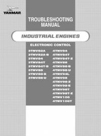repair manual Yanmar Industrial Engines 3TNV, 4TNV Series Troubleshooting Manual PDF