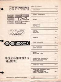 repair manual Ferrari 365 GT4 BB Operating Maintenance & Repair Workshop Manual PDF