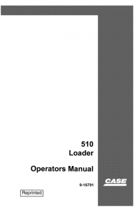 repair manual Case 510 Loader Pdf Operators manual