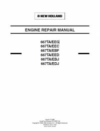 repair manual New Holland Engine 667TA Series Repair Manual PDF
