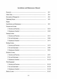 repair manual Hyundai Backhoe Loaders HG170 Installation And Maintenance Manual PDF
