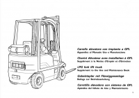repair manual OM Pimespo LPG forklift truck Supprement to Use and Maintenance Manual PDF