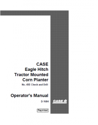 repair manual CASE Eagle Hitch Tractor Mounted Corn Planter PDF Manual