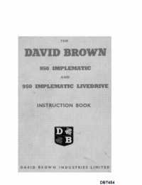 repair manual Case David Brpwn 950 Tractors PDF Manual