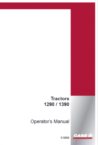 repair manual Case David Brown Tractor 1290/1390 Operator’s Manual PDF