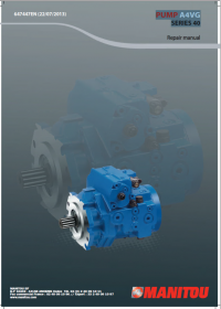 repair manual Manitou PUMP A4VG SERIES 40 Repair Manual PDF