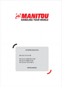 repair manual Manitou MLT 625-75 H ST3B Repair Manual PDF