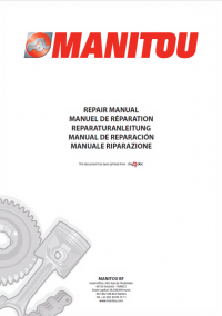 repair manual Manitou MLT 845, MLT-X 845 Service Manual PDF