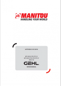 repair manual Manitou MT420H Repair Manual PDF