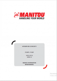 repair manual Manitou MSI50 Pump A4VG 40-56 Serie 32 Repair Manual PDF