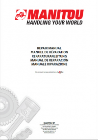 repair manual Manitou MSI 50 Repair Manual PDF