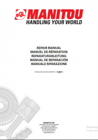 repair manual Manitou 78SEC2 Repair Manual PDF
