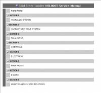 repair manual Hyundai Skid Steer Loader HSL800T Service Manual PDF
