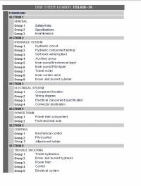 repair manual Hyundai Skid Steer Loader HSL650-7A Service Manual PDF