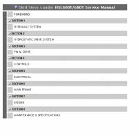 repair manual Hyundai Skid Steer Loader HSL600T/680T Service Manual PDF