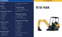 repair manual Hyundai Mini Excavator R18-9AK Service Manual PDF