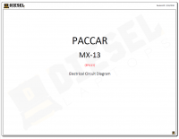 repair manual Paccar MX-13 (EPA13) Electrical Circuit Diagram PDF