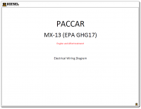 Diagnostic Software Paccar MX 13 (EPA GHG17) Engine Wiring Diagram PDF