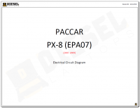 Diagnostic Software Paccar PX-8(EPA07) (2007-2009) Electrical Circuit Diagram PDF