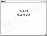 Diagnostic Software Paccar PX-6 EPA10 9 (2010-2012) Electrical Circuit Diagram PDF