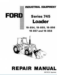 repair manual Ford Loader 745 Series Repair Manual PDF