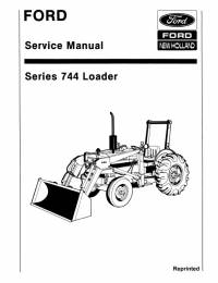 repair manual Ford New Holland Loader 744 Series Service Manual PDF