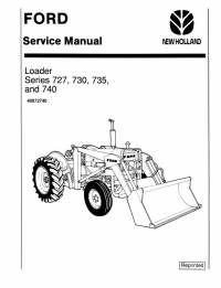 repair manual Ford New Holland Loader Series 727, 730, 735, 740 Service Manual PDF