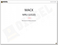 Diagnostic Software Mack MRU (US10) (2012) Aftertreatment System Wiring Schematics PDF