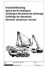 spare parts catalog Liebherr LTM 1350-6.1 Spare Parts Catalog PDF