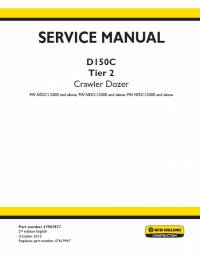 repair manual New Holland Crawler Dozer D150C Tier 2 Service Manual PDF