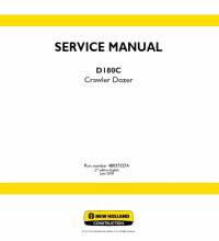 repair manual New Holland Crawler Dozer D180C Service Manual PDF