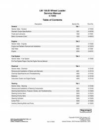 repair manual New Holland LW 130.B Wheel Loader Service Manual PDF