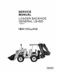 repair manual New Holland Loader Backhoe LB-620 Service Manual PDF