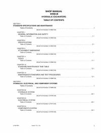 repair manual New Holland Hydraulic Excavators EH50.B Shop Manual PDF