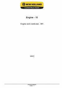 repair manual New Holland Tractor Laoder U80C Service Manual PDF