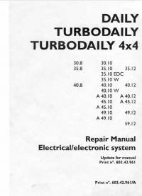 repair manual Iveco Engines Daily, TurboDaily, TurboDaily 4x4 Repair Manual PDF